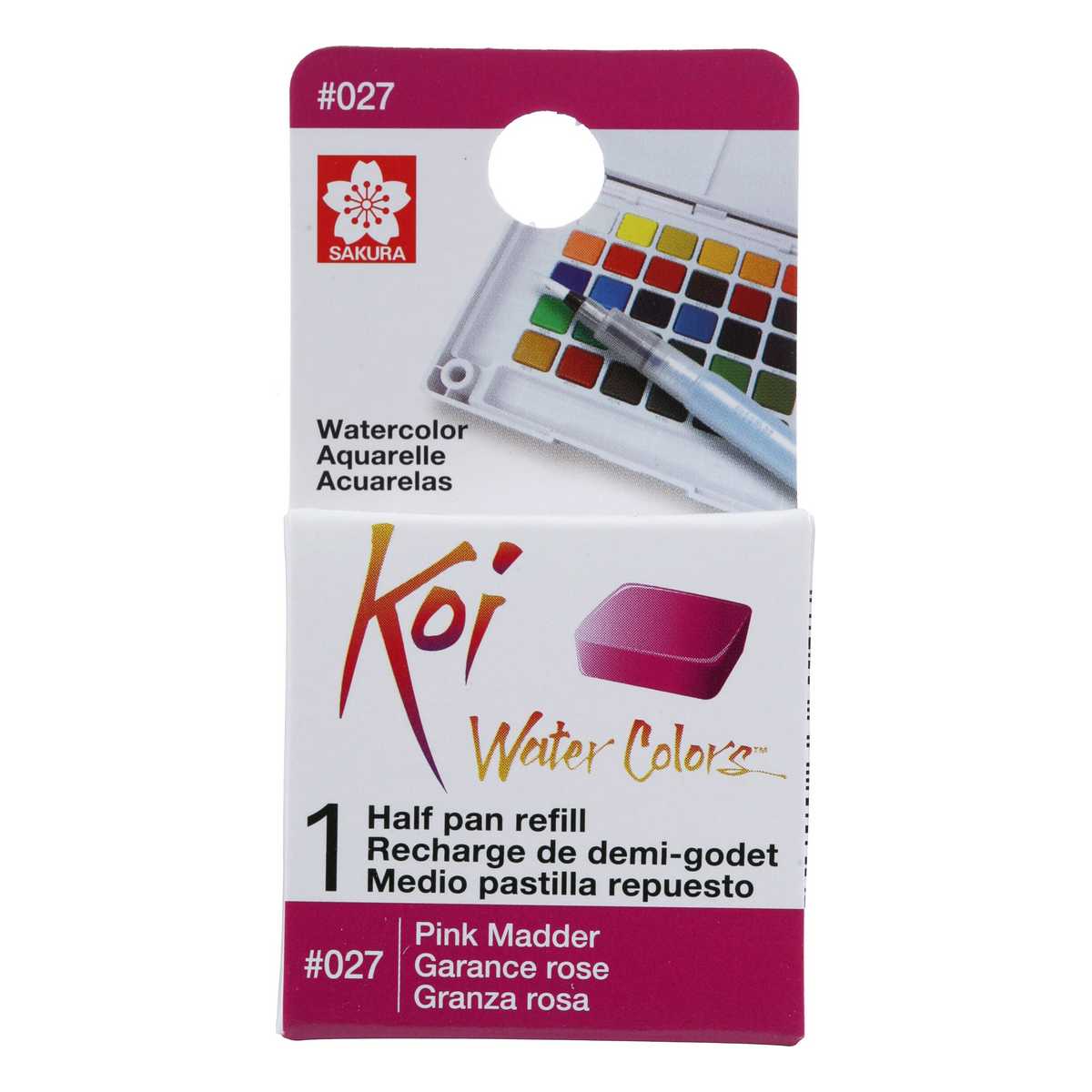 AQUARELA SAKURA KOI HALF PAN GARANCA ROSA - 27