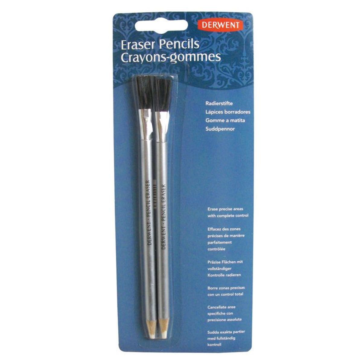 LAPIS BORRACHA DERWENT C/  PINCEL 02 UNIDADES