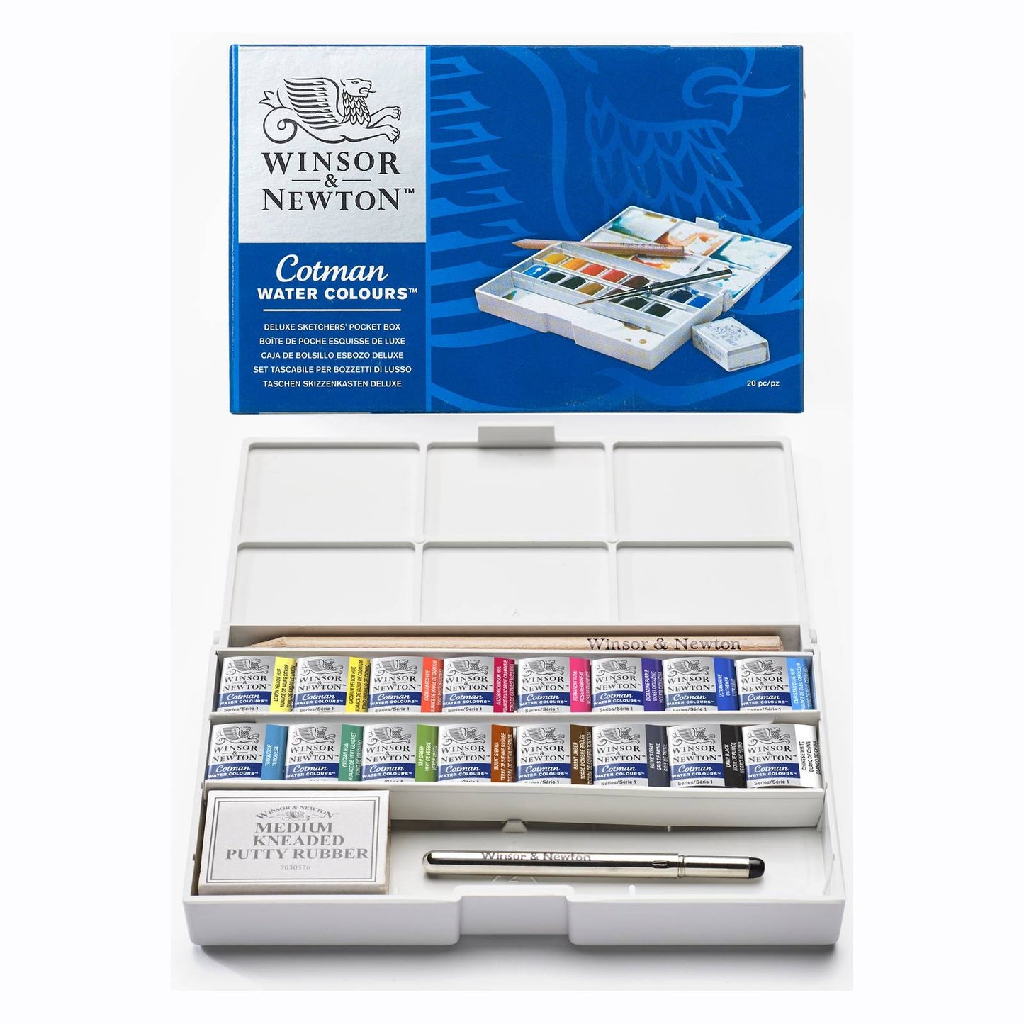 ESTOJO AQUARELA COTMAN 16 HALF PAN 060 SKETCHERS W & N