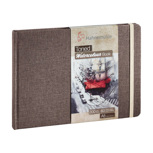 BLOCO HAHNEMUHLE COLLECTION TONED WATER BOOK BEIGE A5 60FLS
