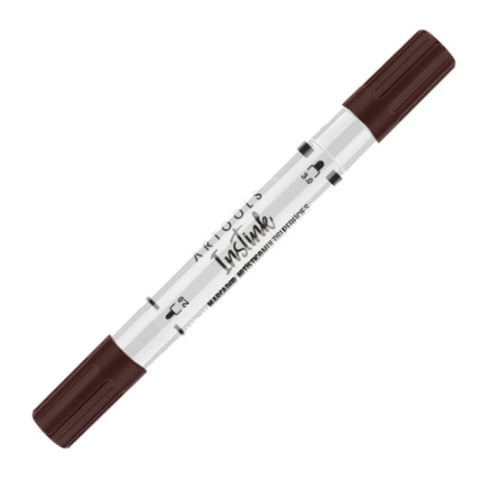 MARCADOR ARTOOLS INSTINK ACRILICO MARROM PONTA DUPLA Y708