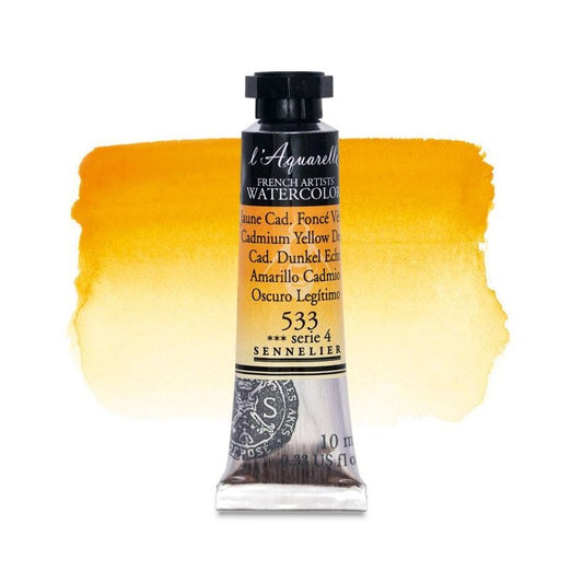 AQUARELA SENNELIER L'AQUARELLE 533 CADMIUM YELLOW DP 10ML S4