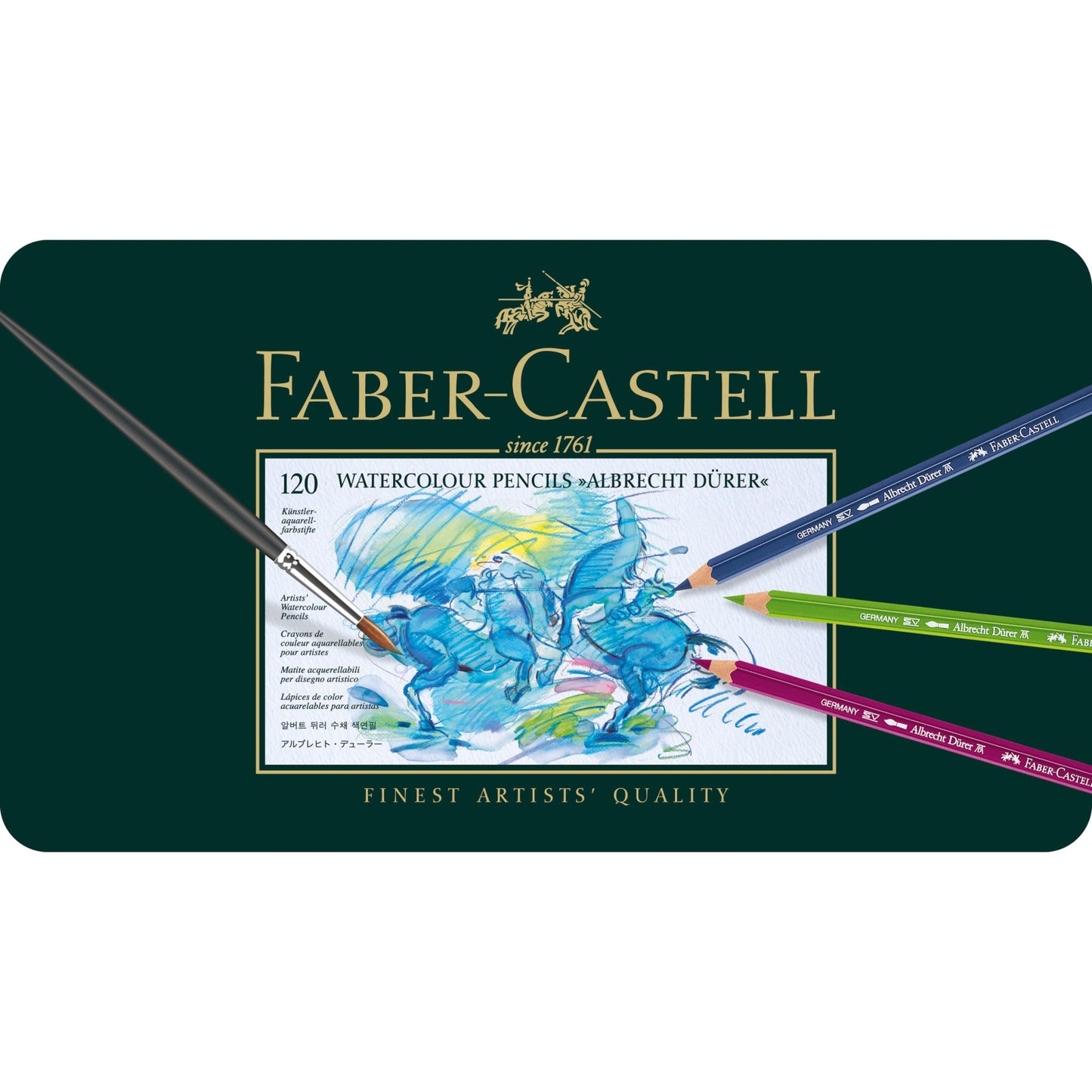 LAPIS AQUARELAVEL FABER CASTELL A. DURER 120 CORES 117511
