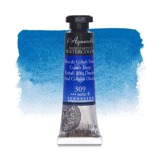 AQUARELA SENNELIER L'AQUARELLE 309 COBALT DEEP 10ML S4
