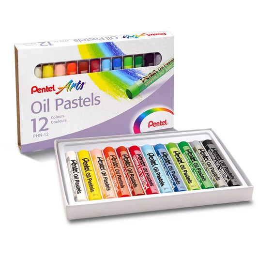 PASTEL OLEOSO PENTEL 12 CORES