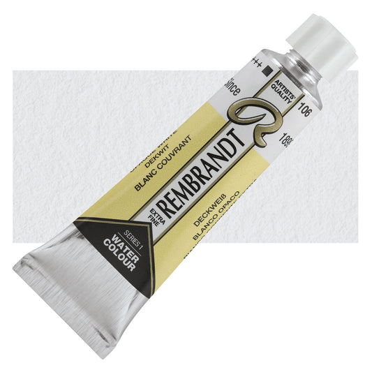 AQUARELA TALENS REMBRANDT 10ML 106 WHITE EXTRA OPAQUE