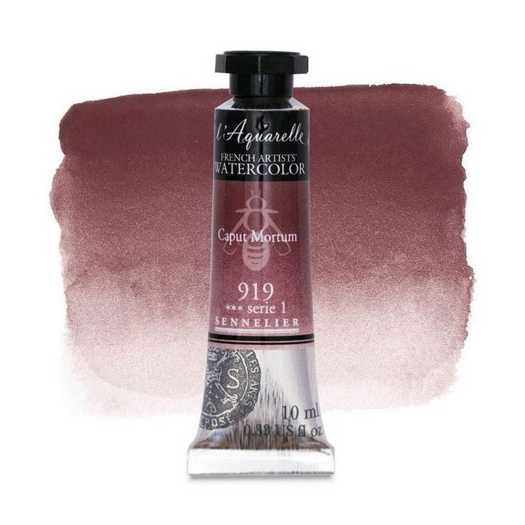 AQUARELA SENNELIER L'AQUARELLE 919 CAPUT MORTUM 10ML S1