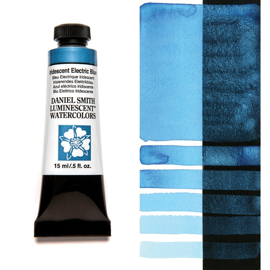 AQUARELA DANIEL SMITH 05ml EXTRA FINE LUMINESCENT 027 Iridescent Electric Blue