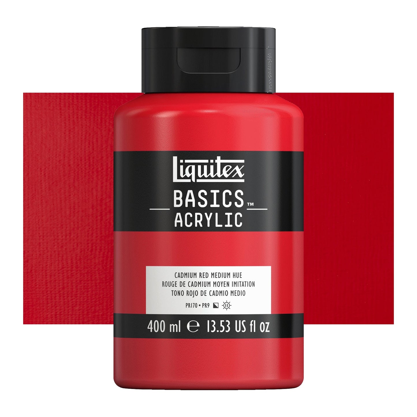 ACRILICA LIQUITEX BASICS 400ml 709 CADMIUM RED MEDIUM