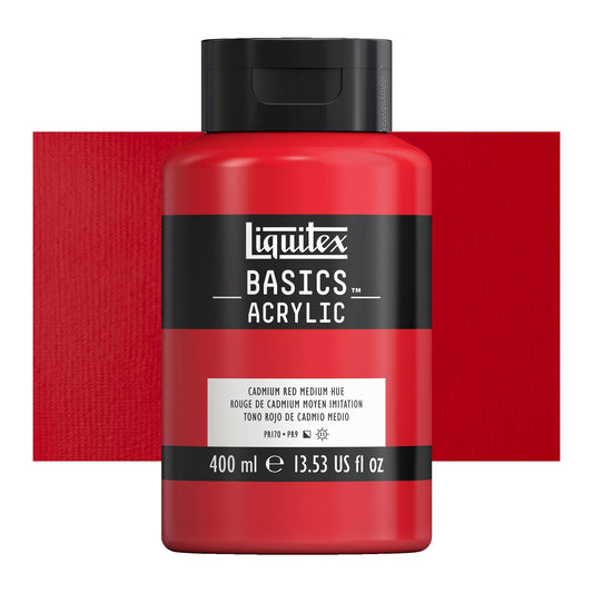 ACRILICA LIQUITEX BASICS 400ml 709 CADMIUM RED MEDIUM