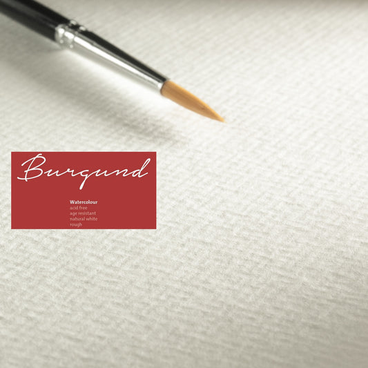 PAPEL HAHNEMUHLE BURGUND 250g/m2 GRANA GROSSA 50x65