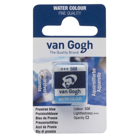 AQUARELA TALENS VAN GOGH HALF PAN 508 PRUSSIAN BLUE
