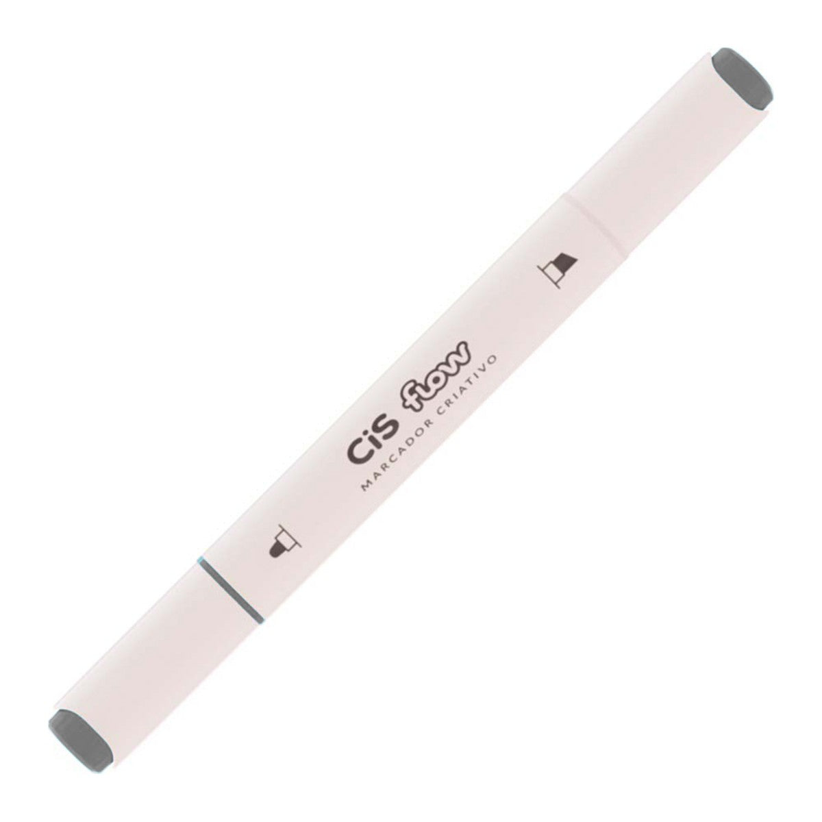MARCADOR CRIATIVO CIS FLOW DUPLA 39 CINZA