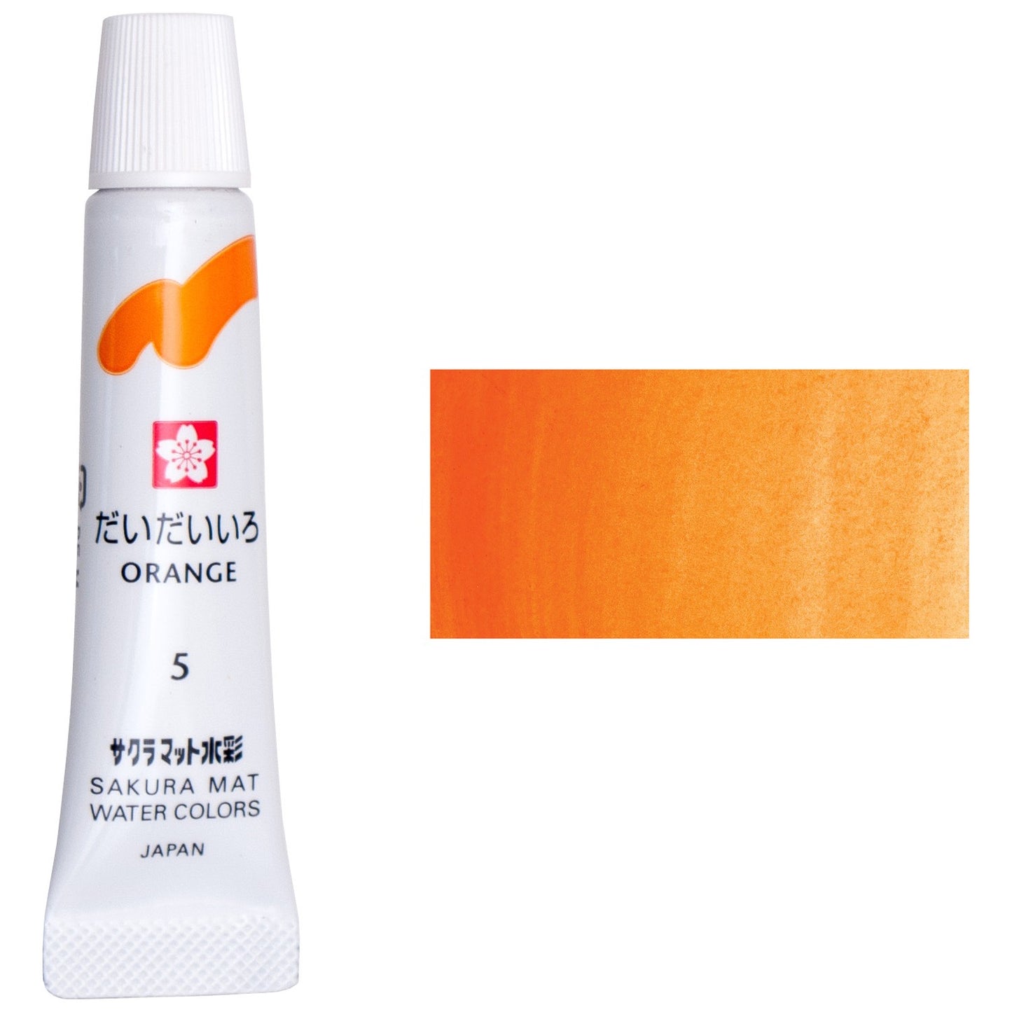 AQUARELA SAKURA MAT 5ML 05 LARANJA
