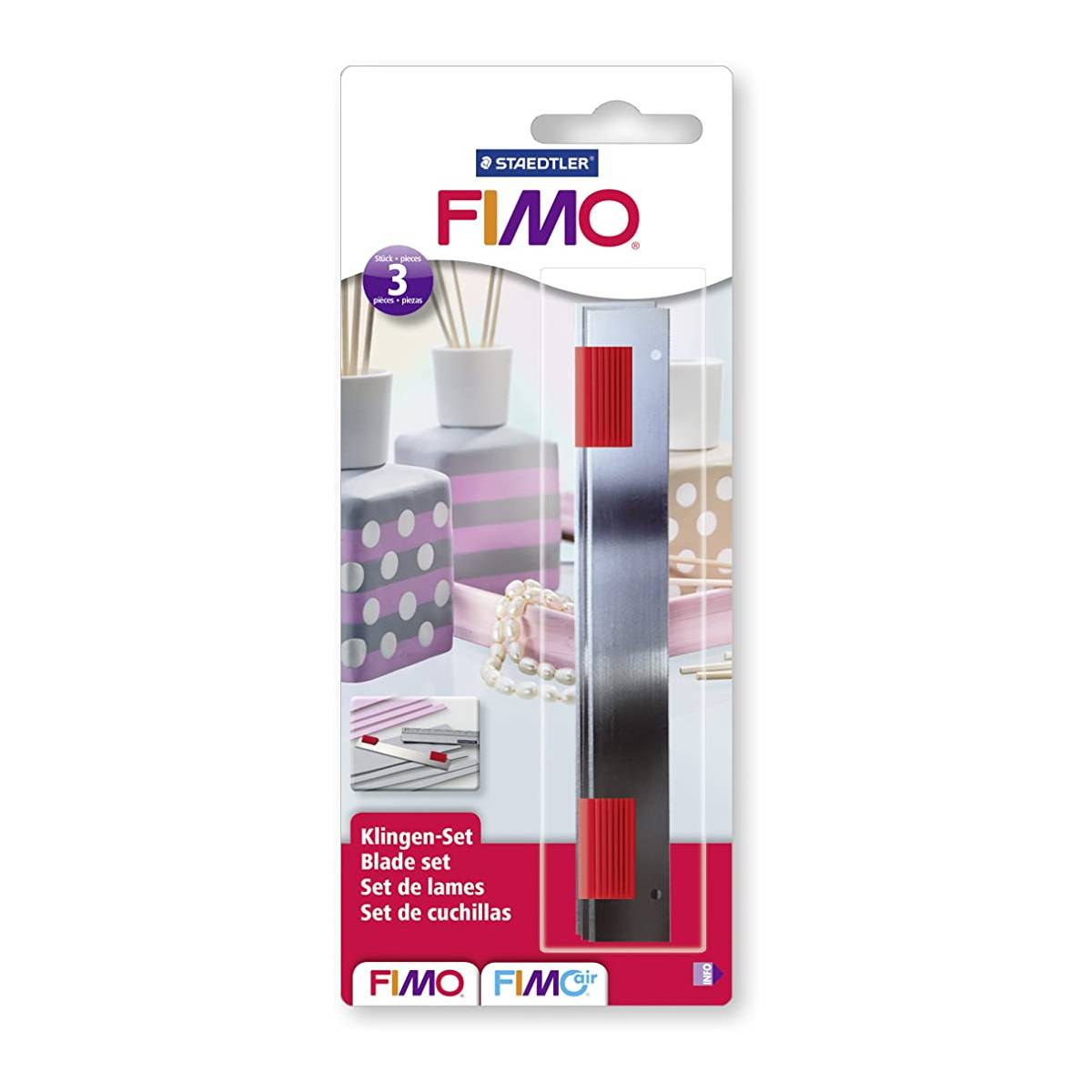 FACAS SUPER SLICER SET FIMO C/ 03 PECAS