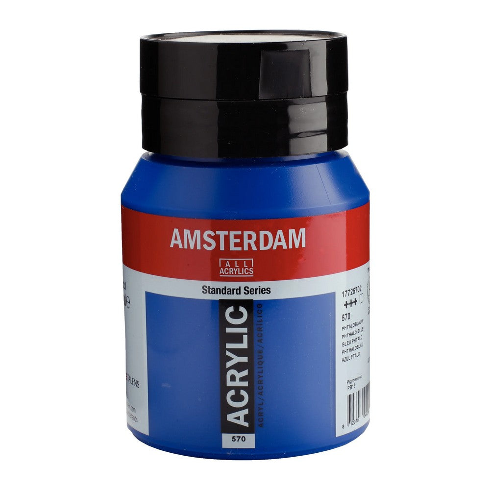 ACRILICA TALENS AMSTERDAM 500ml 570 PHTHALO BLUE