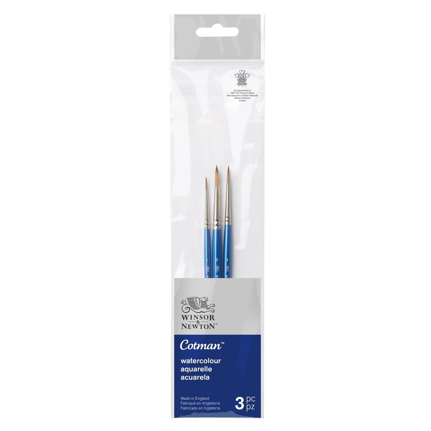 ESTOJO PINCEIS COTMAN 606 C/ 03 UNI WINSOR NEWTON