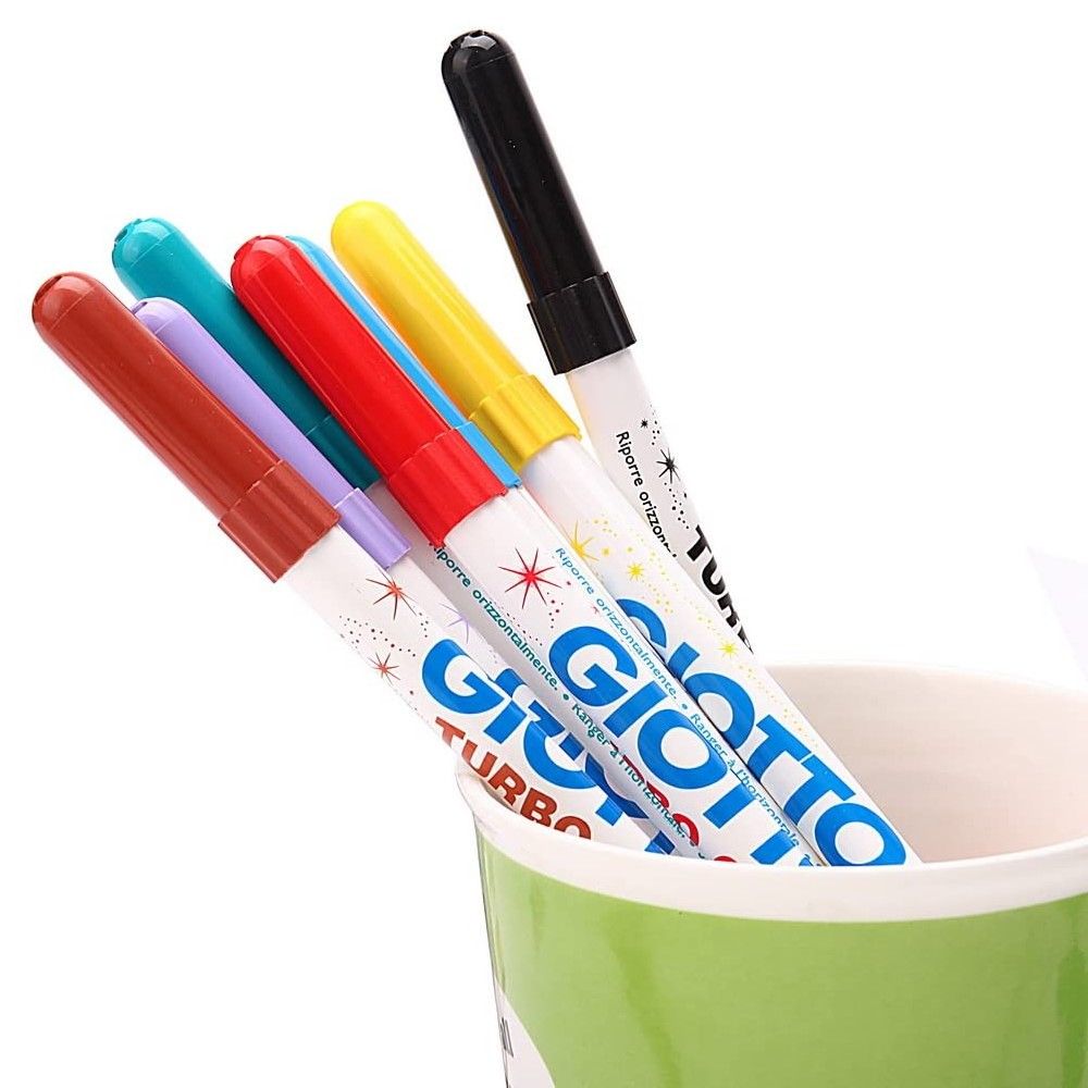 CANETA HIDROCOR GIOTTO TURBO GLITTER 08 CORES