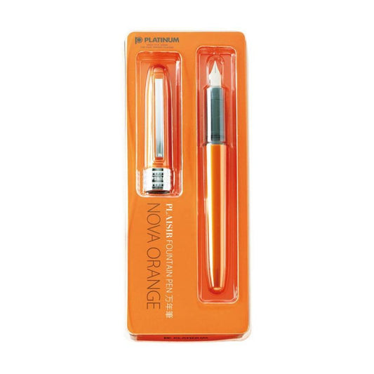 CANETA TINTEIRO PLAISIR PLATINUM 0.5 ORANGE PGB-1000 25