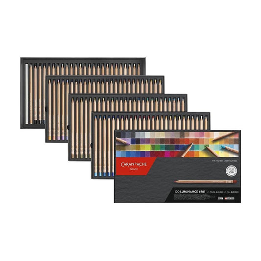 ESTOJO LAPIS COR CARAN D´ACHE LUMINANCE C/100 CORES 6901800