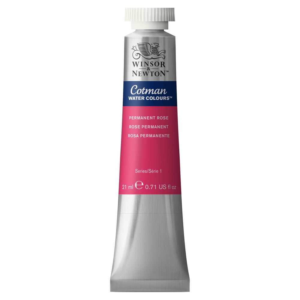 AQUARELA WINSOR NEWTON COTMAN 21ML PERMANENT ROSE 0308502
