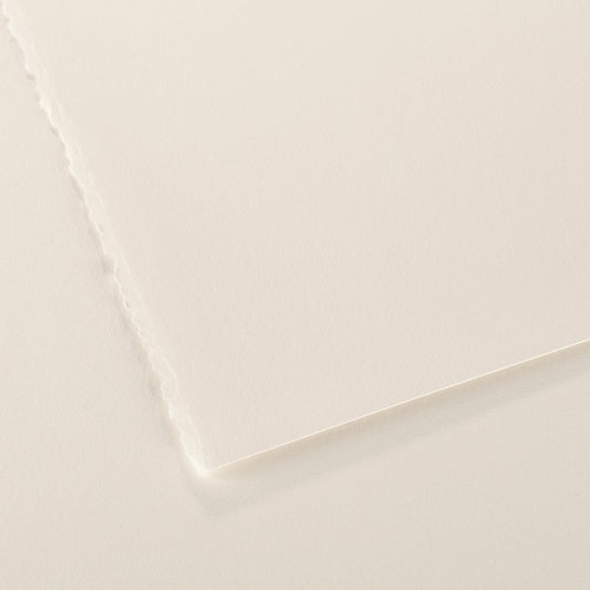 PAPEL CANSON EDITION 250G/M2 56X76 ANTIQUE WHITE 100% COTTON