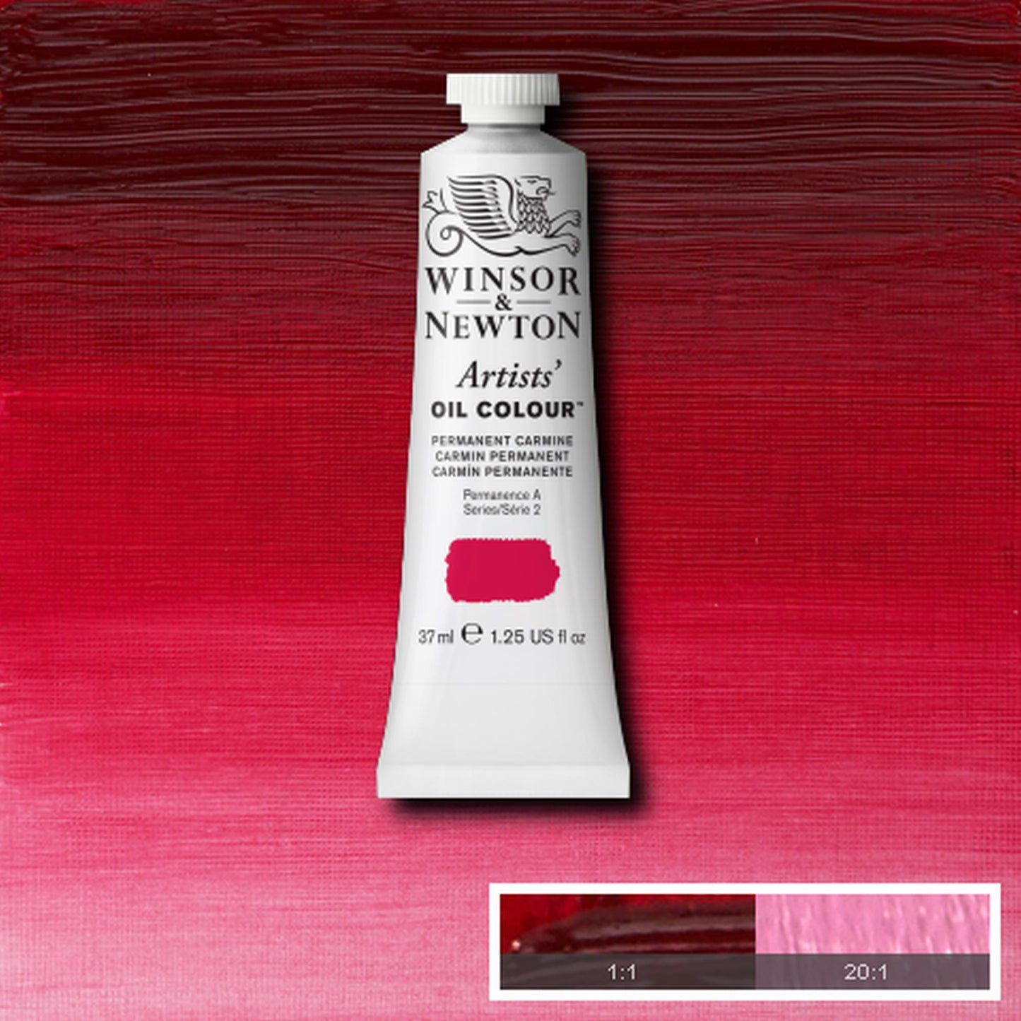 OLEO WINSOR NEWTON ARTISTS 037ML 479 PERMANENT CARMINE S2