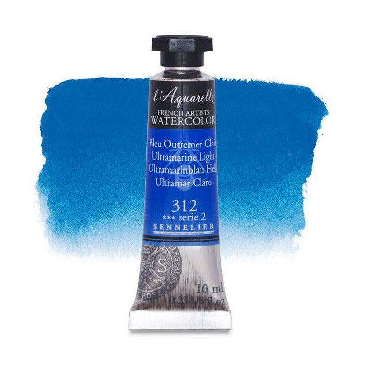 AQUARELA SENNELIER L'AQUARELLE 312 ULTRAMARINE LIGHT 10ML S2