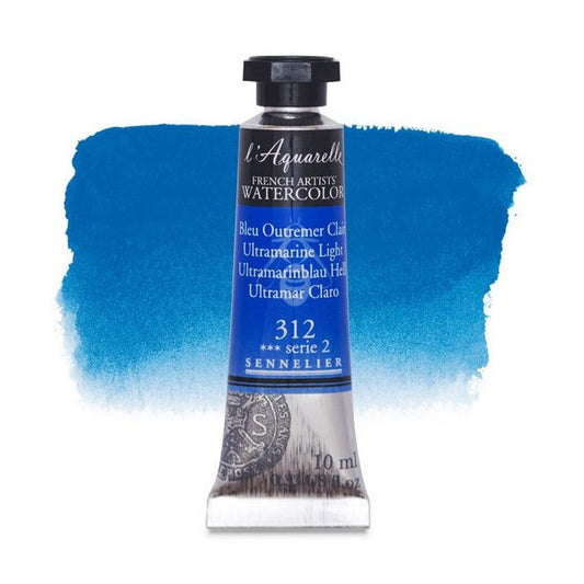 AQUARELA SENNELIER L'AQUARELLE 312 ULTRAMARINE LIGHT 10ML S2