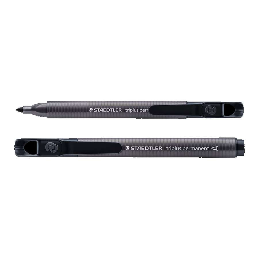 MARCADOR STAEDTLER TRIPLUS PERMANENTE 04 CORES