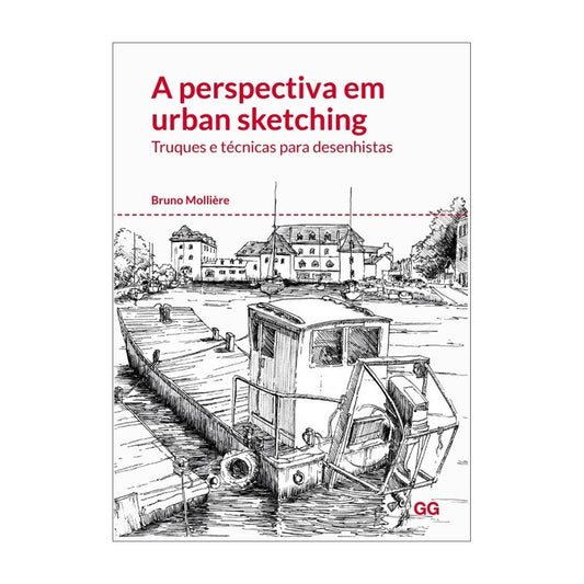 LIVRO "A PERSPECTIVA EM URBAN SKETCHING" BRUNO MOLLIERE