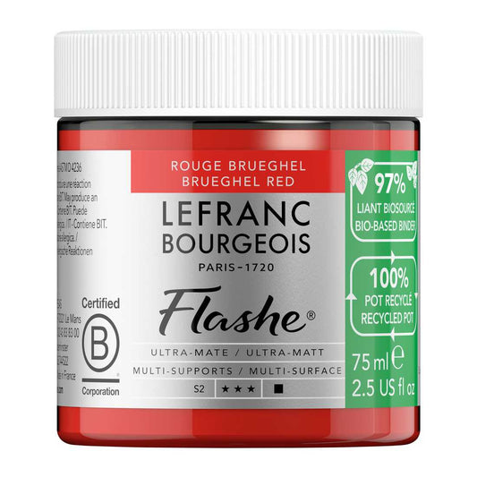 ACRILICA LEFRANC BOURGEOIS FLASHE BIO 75ML BRUEGHEL RED 301973