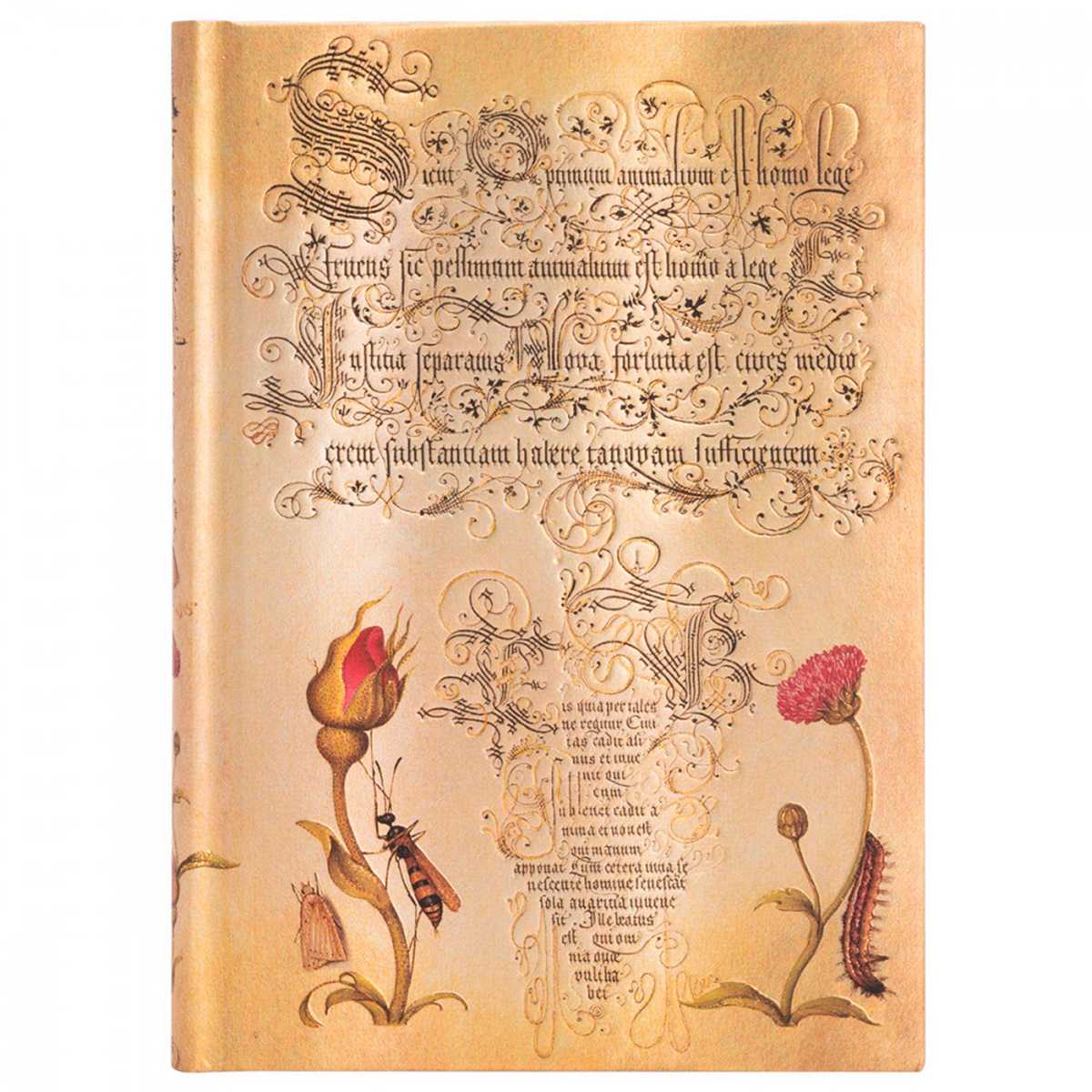 PAPERBLANKS FLEMISH ROSE MIDI 12x18cm PB8122-7