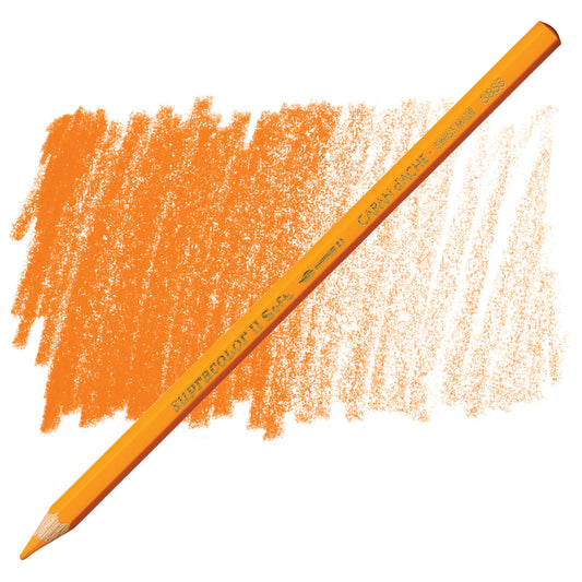 LAPIS AQUARELAVEL CARAN D´ACHE SUPRACOLOR 030 ORANGE 3888030
