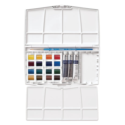 ESTOJO AQUARELA COTMAN 16 HALF PAN+3TBS 375 PAINTING PLUS WN