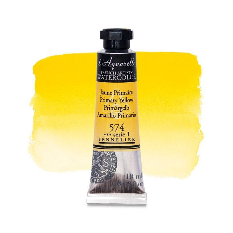 AQUARELA SENNELIER L'AQUARELLE 574 PRIMARY YELLOW 10ML S1