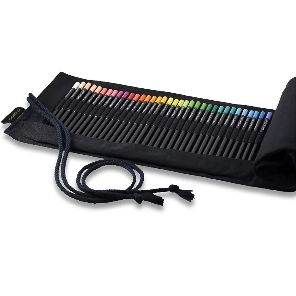 LAPIS COR FABER SUPERSOFT 072 CORES ESTOJO DE TECIDO