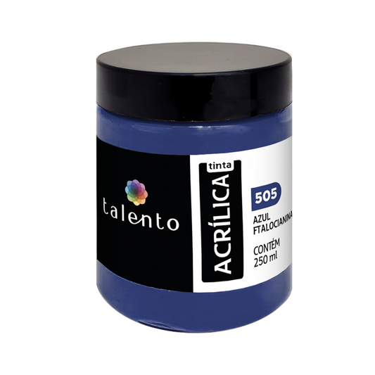 ACRILICA TALENTO 250ML 505 AZUL FTALOCIANINA