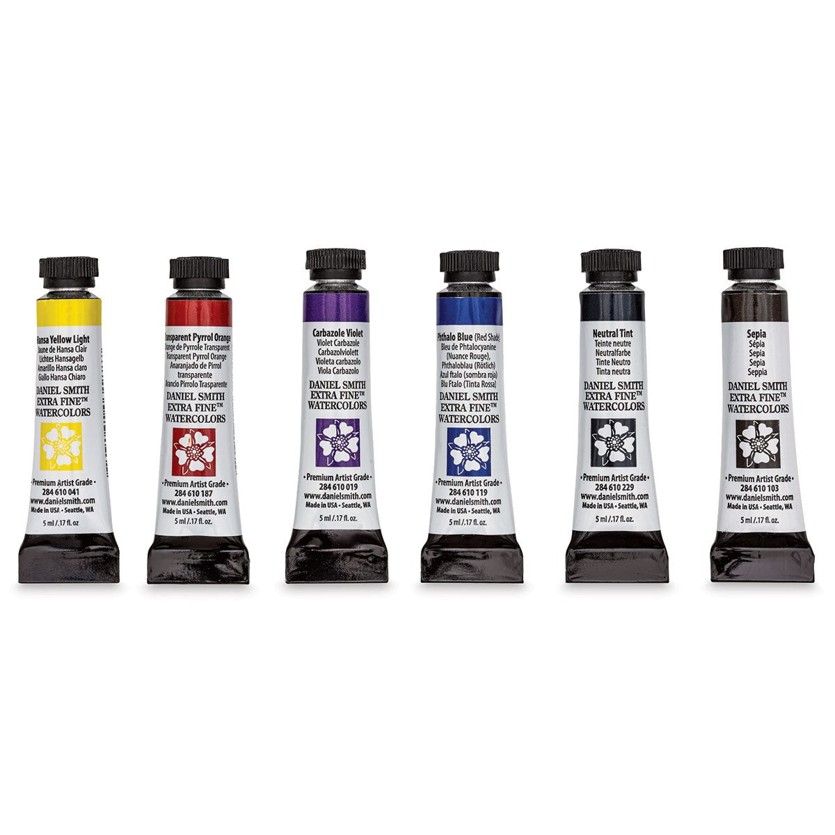 ESTOJO AQUARELA DANIEL SMITH JANSEN CHOWS MASTER SET 2 C/ 06 Tubos