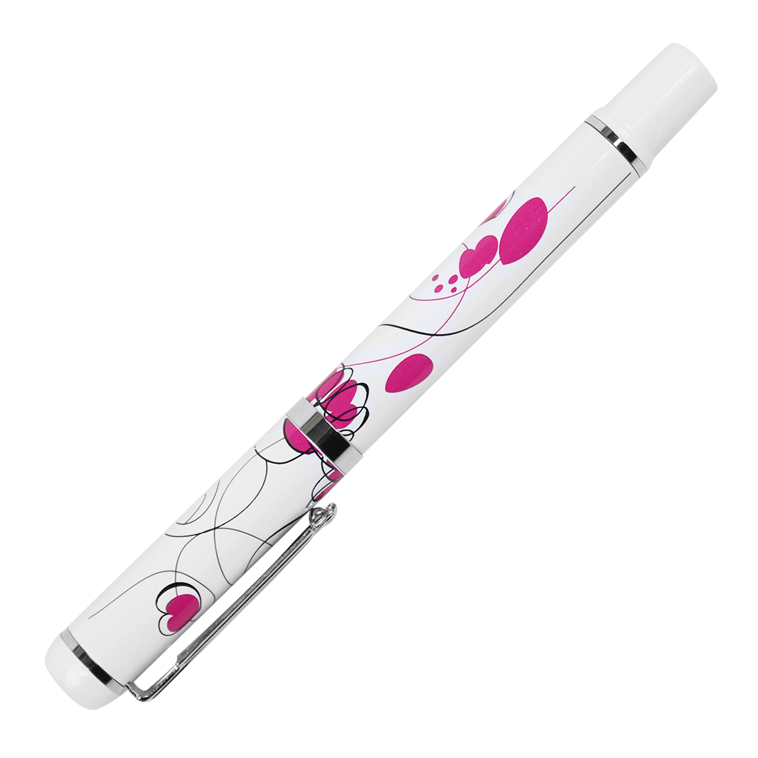 CANETA TINTEIRO YIREN 828 F WHITE