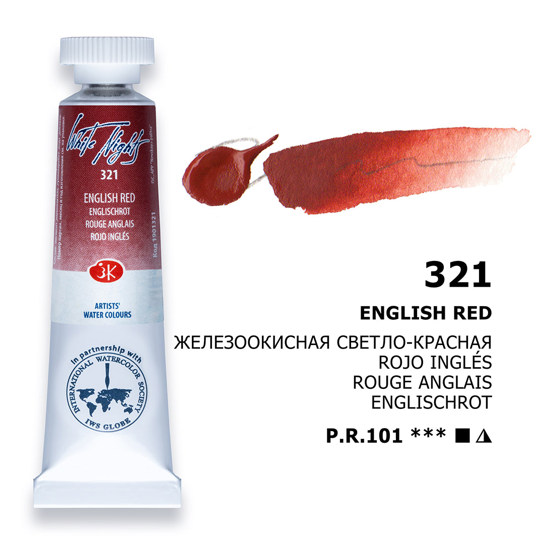 AQUARELA WHITE NIGHTS 321 ENGLISH RED 10ML S1