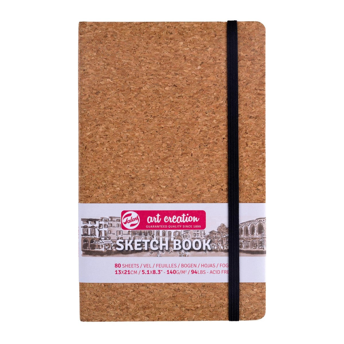 SKETCHBOOK TALENS CORK 13X21cm 80 FOLHAS