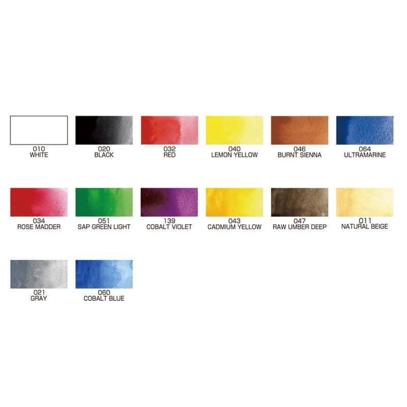 AQUARELA KURETAKE GANSAI TAMBI PORTABLE C/14 MC301