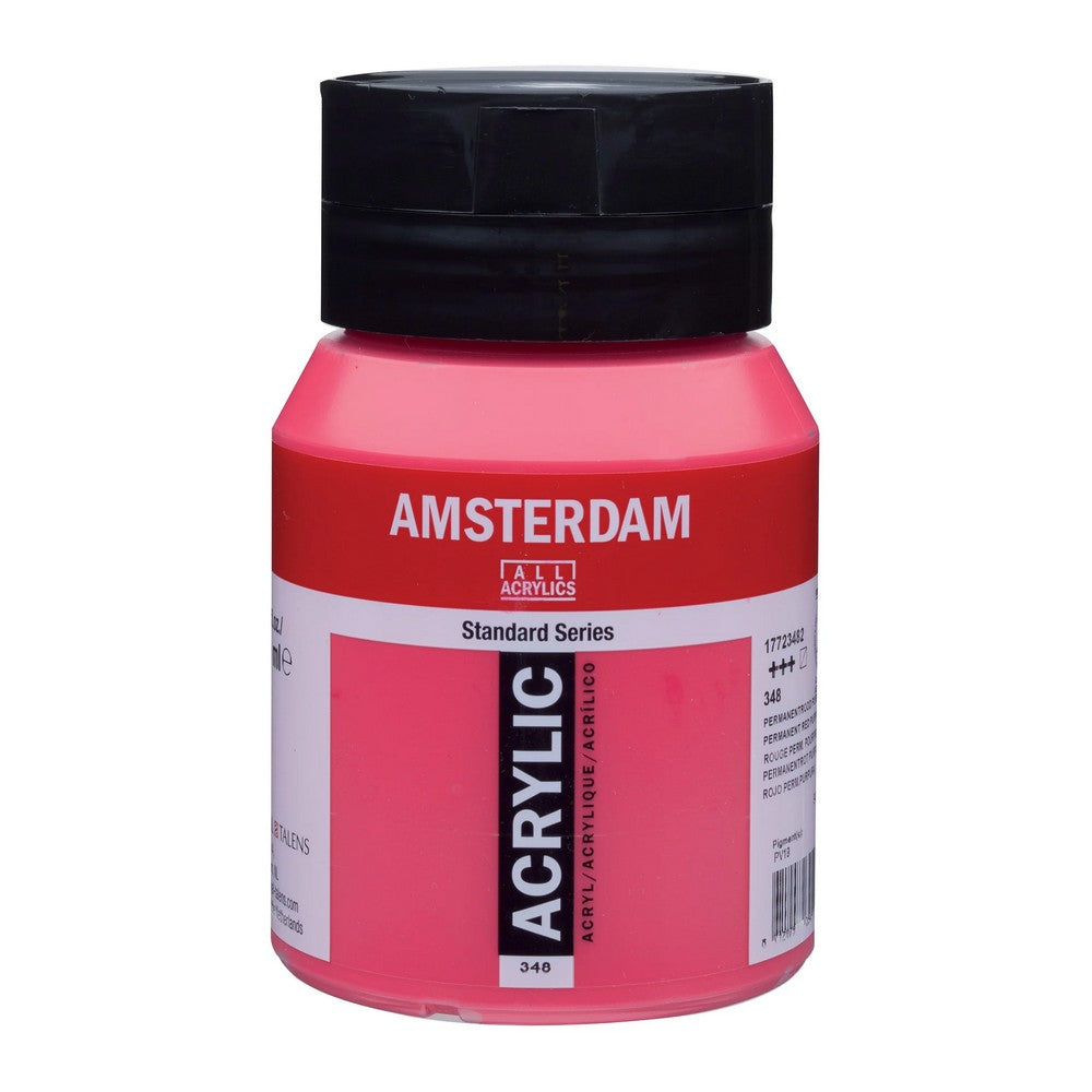 ACRILICA TALENS AMSTERDAM 500ml 348 PERMANENT RED PURPLE