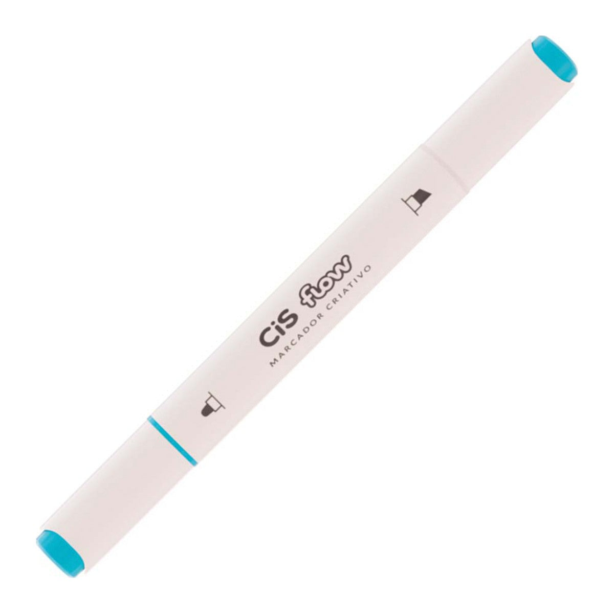 MARCADOR CRIATIVO CIS FLOW DUPLA 29 CIANO