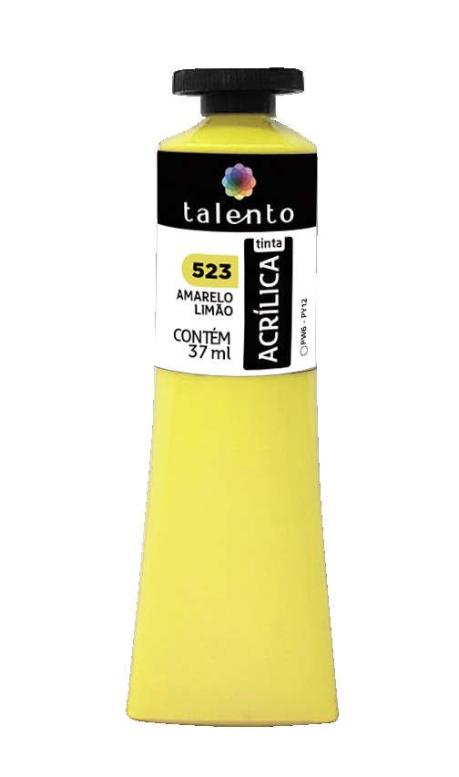 ACRILICA TALENTO 037ML 523 AMARELO LIMAO