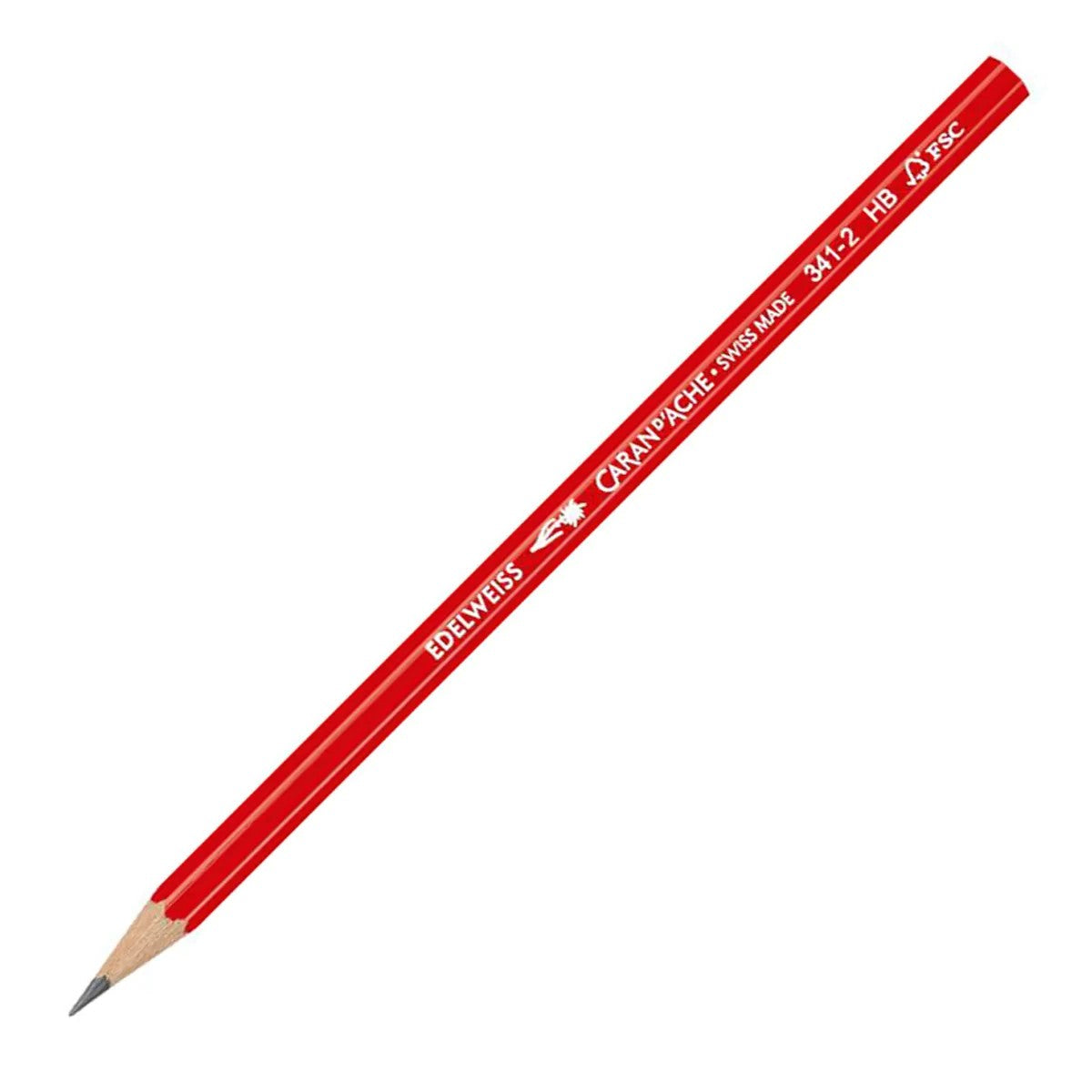 LAPIS GRAFITE CARAN D´ACHE EDELWEISS HB (VERMELHO)