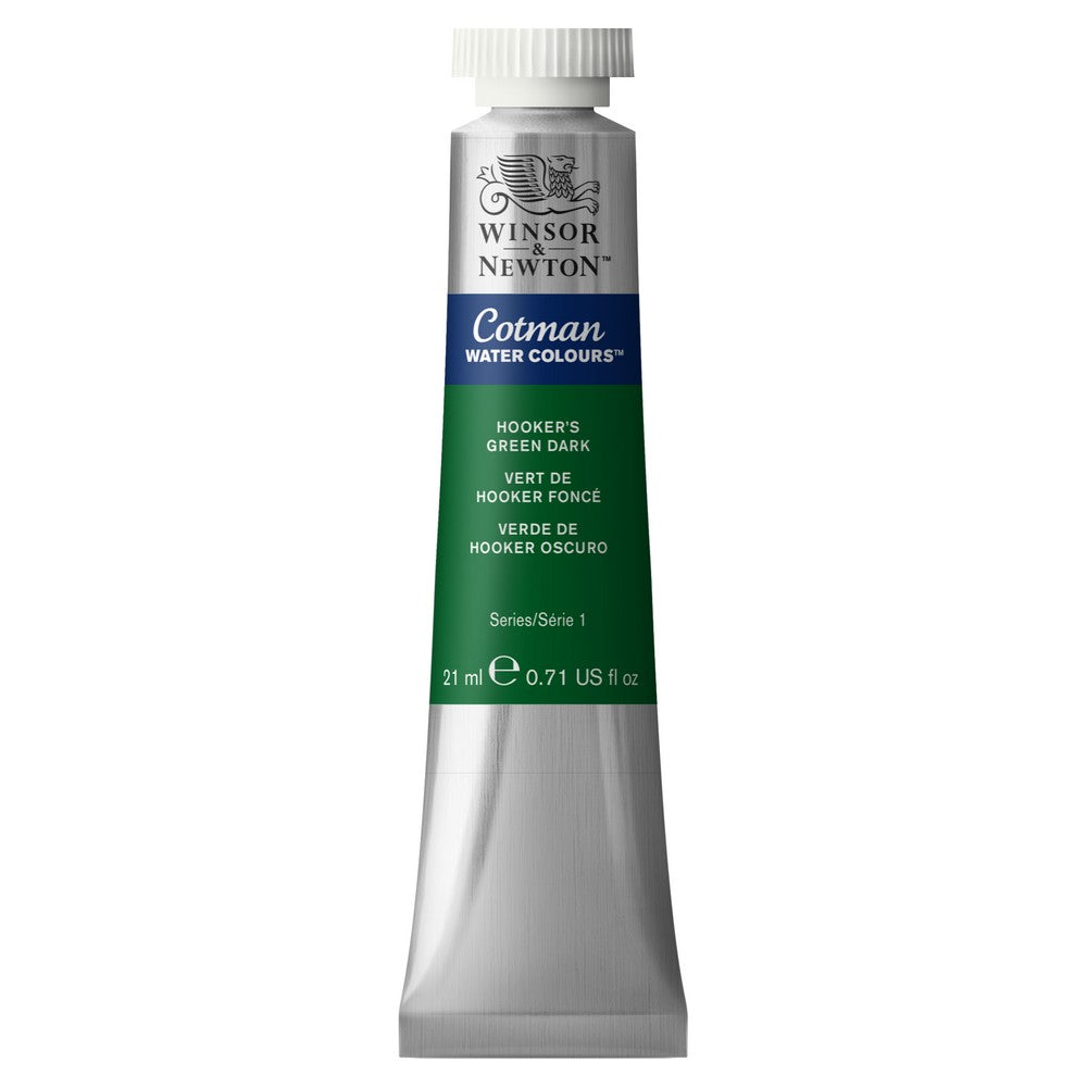 AQUARELA WINSOR NEWTON COTMAN 21ML HOOKERS GREEN DARK 0308312