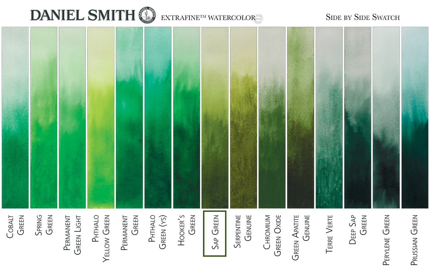 AQUARELA DANIEL SMITH 05ml EXTRA FINE Sap Green 102