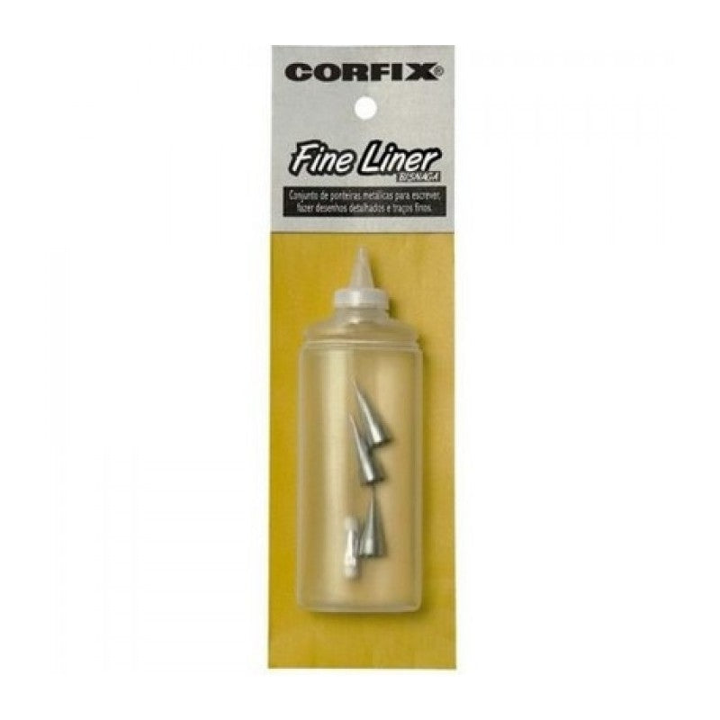 KIT CORFIX FINE LINER BISNAGA + 03 PONTEIRAS (0,5-0,7-0,9mm)
